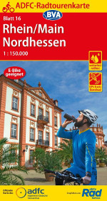 ADFC Radtourenkarte Rhein Main Nordhessen 2020